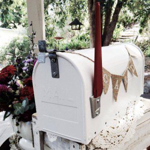 vintage mail box wishing well