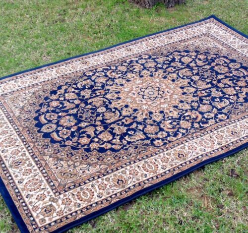 navy rug