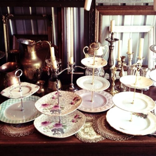 tiered cake stands