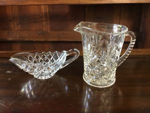glass & crystal bowls and jugs