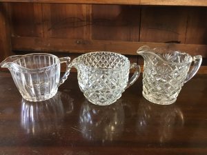 glass & crystal bowls and jugs