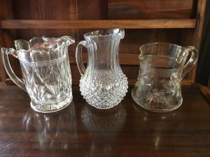 glass & crystal bowls and jugs