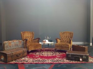 lounge chairs&#8230; brocade armchairs