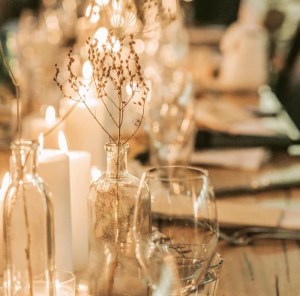 glass bottles and jars