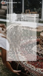 Chloe’s feedback